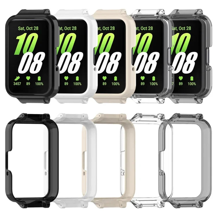Capa Protetora de Relógio em PC com Cobertura Parcial e Vazado de 12mm, Para Samsung Galaxy Fit 3
