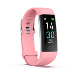 Pulseira Inteligente S5-4 IP68 à Prova de Água, Monitor de Frequência Cardíaca, Rastreador Fitness Desportivo