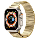 Pulseira de relógio Milanese Loop em aço inoxidável com fecho magnético, para Apple Watch SE 40mm, para Apple Watch SE 44mm, para Apple Watch Series 6 40mm, para Apple Watch Series 6 44mm, para Apple Watch Series 5 44mm, para Apple Watch Series 5 40mm