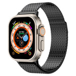 Pulseira de relógio Milanese Loop em aço inoxidável com fecho magnético, para Apple Watch SE 40mm, para Apple Watch SE 44mm, para Apple Watch Series 6 40mm, para Apple Watch Series 6 44mm, para Apple Watch Series 5 44mm, para Apple Watch Series 5 40mm