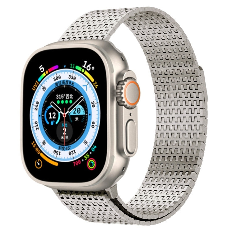 Pulseira de relógio Milanese Loop em aço inoxidável com fecho magnético, para Apple Watch SE 40mm, para Apple Watch SE 44mm, para Apple Watch Series 6 40mm, para Apple Watch Series 6 44mm, para Apple Watch Series 5 44mm, para Apple Watch Series 5 40mm