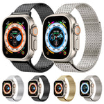 Pulseira de relógio Milanese Loop em aço inoxidável com fecho magnético, para Apple Watch SE 40mm, para Apple Watch SE 44mm, para Apple Watch Series 6 40mm, para Apple Watch Series 6 44mm, para Apple Watch Series 5 44mm, para Apple Watch Series 5 40mm