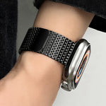 Pulseira de relógio Milanese Loop em aço inoxidável com fecho magnético, para Apple Watch SE 40mm, para Apple Watch SE 44mm, para Apple Watch Series 6 40mm, para Apple Watch Series 6 44mm, para Apple Watch Series 5 44mm, para Apple Watch Series 5 40mm