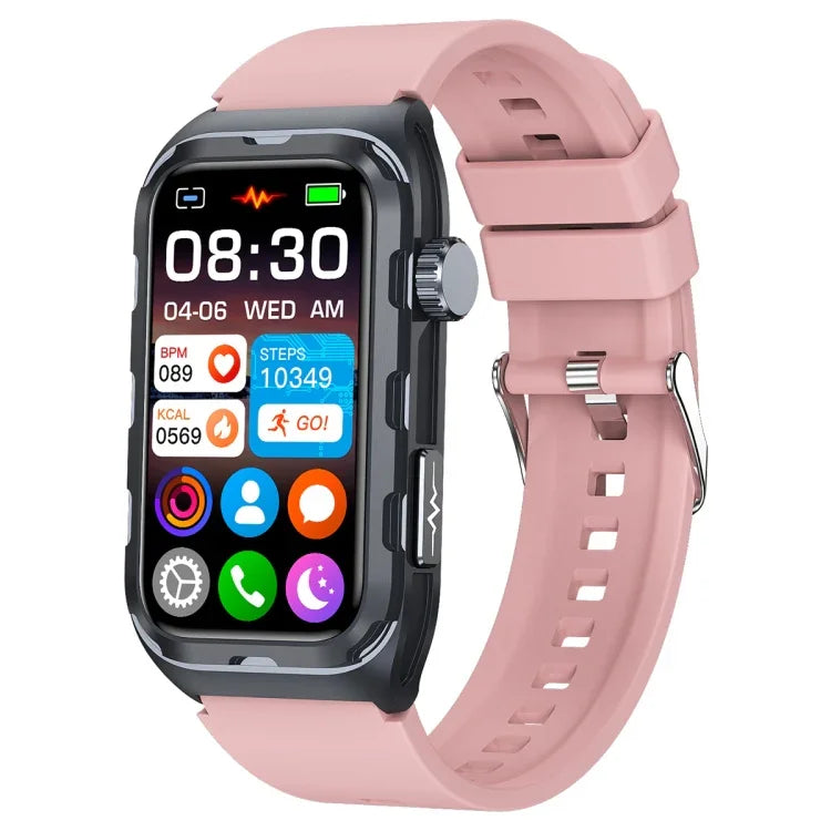 TK79 1.47 inch IP68 Waterproof Smart Watch, Support ECG / Blood Glucose / Blood Oxygen Monitoring / Uric Acid