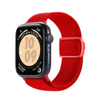 Correia de relógio em nylon com fecho de pressão e textura de fibra de carbono, para Apple Watch SE 2023 40mm, para Apple Watch Ultra 2 49mm, para Apple Watch Series 9 45mm