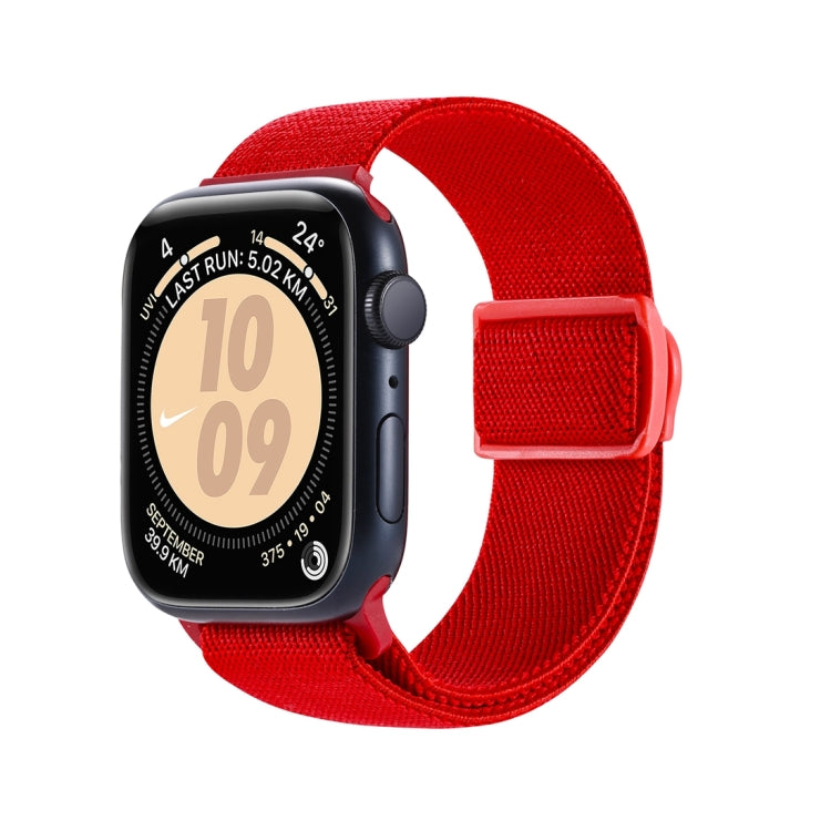 Correia de relógio em nylon com fecho de pressão e textura de fibra de carbono, para Apple Watch SE 2023 40mm, para Apple Watch Ultra 2 49mm, para Apple Watch Series 9 45mm