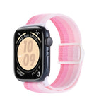 Correia de relógio em nylon com fecho de pressão e textura de fibra de carbono, para Apple Watch SE 2023 40mm, para Apple Watch Ultra 2 49mm, para Apple Watch Series 9 45mm