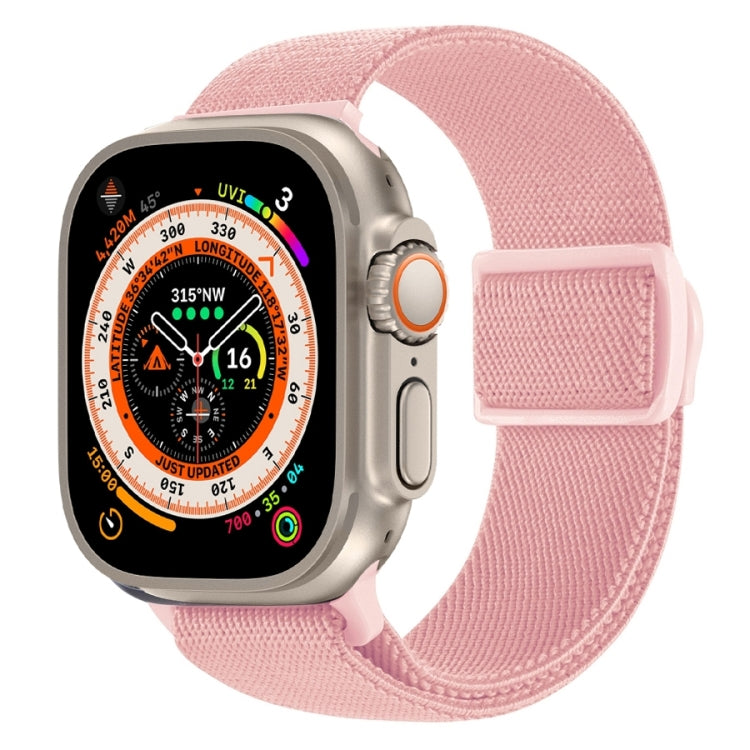 Correia de relógio em nylon com fecho de pressão e textura de fibra de carbono, para Apple Watch SE 2023 40mm, para Apple Watch Ultra 2 49mm, para Apple Watch Series 9 45mm