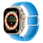 Correia de relógio em nylon com fecho de pressão e textura de fibra de carbono, para Apple Watch SE 2023 40mm, para Apple Watch Ultra 2 49mm, para Apple Watch Series 9 45mm
