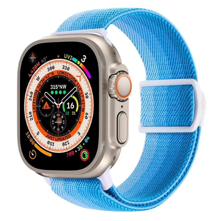 Correia de relógio em nylon com fecho de pressão e textura de fibra de carbono, para Apple Watch SE 2023 40mm, para Apple Watch Ultra 2 49mm, para Apple Watch Series 9 45mm