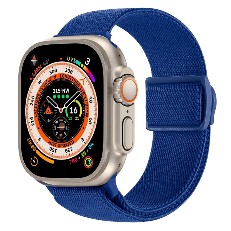Correia de relógio em nylon com fecho de pressão e textura de fibra de carbono, para Apple Watch SE 2023 40mm, para Apple Watch Ultra 2 49mm, para Apple Watch Series 9 45mm