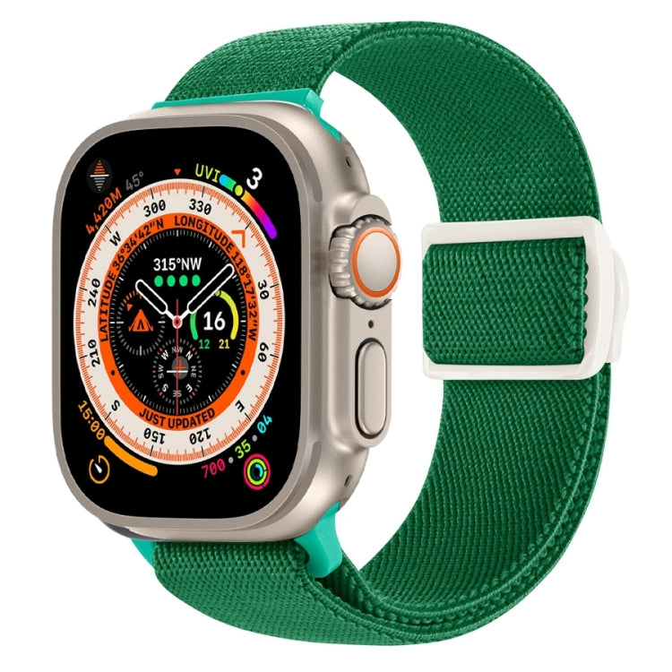Correia de relógio em nylon com fecho de pressão e textura de fibra de carbono, para Apple Watch SE 2023 40mm, para Apple Watch Ultra 2 49mm, para Apple Watch Series 9 45mm
