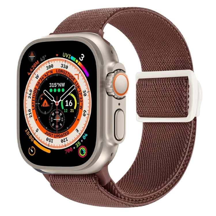 Correia de relógio em nylon com fecho de pressão e textura de fibra de carbono, para Apple Watch SE 2023 40mm, para Apple Watch Ultra 2 49mm, para Apple Watch Series 9 45mm