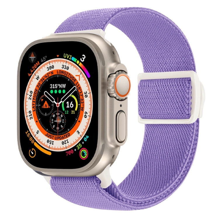 Correia de relógio em nylon com fecho de pressão e textura de fibra de carbono, para Apple Watch SE 2023 40mm, para Apple Watch Ultra 2 49mm, para Apple Watch Series 9 45mm