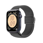 Correia de relógio em nylon com fecho de pressão e textura de fibra de carbono, para Apple Watch SE 2023 40mm, para Apple Watch Ultra 2 49mm, para Apple Watch Series 9 45mm
