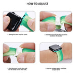 Correia de relógio em nylon com fecho de pressão e textura de fibra de carbono, para Apple Watch SE 2023 40mm, para Apple Watch Ultra 2 49mm, para Apple Watch Series 9 45mm