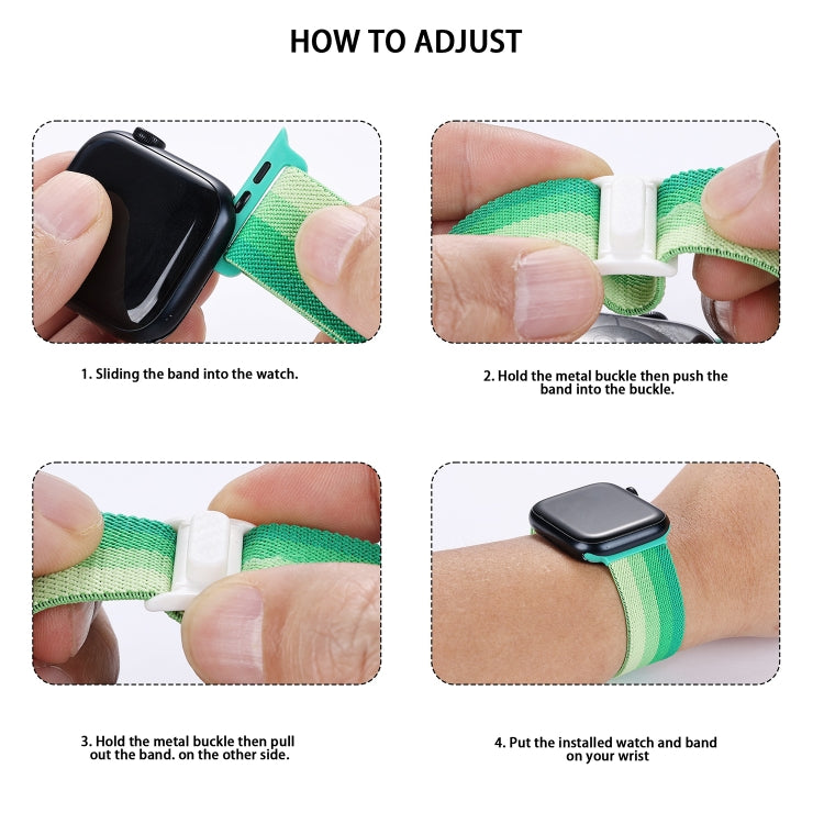 Correia de relógio em nylon com fecho de pressão e textura de fibra de carbono, para Apple Watch SE 2023 40mm, para Apple Watch Ultra 2 49mm, para Apple Watch Series 9 45mm