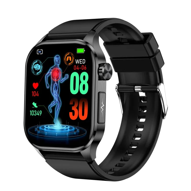 ET580 Relógio Inteligente Desportivo com Ecrã AMOLED 2.04 polegadas, Suporta Chamada Bluetooth / Função ECG