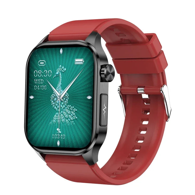 ET580 Relógio Inteligente Desportivo com Ecrã AMOLED 2.04 polegadas, Suporta Chamada Bluetooth / Função ECG