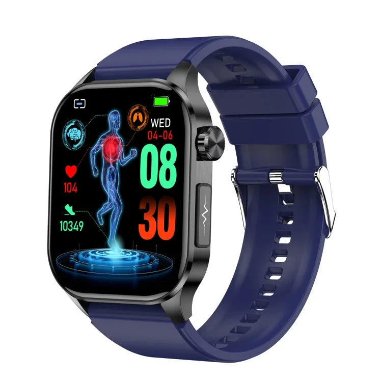 ET580 Relógio Inteligente Desportivo com Ecrã AMOLED 2.04 polegadas, Suporta Chamada Bluetooth / Função ECG