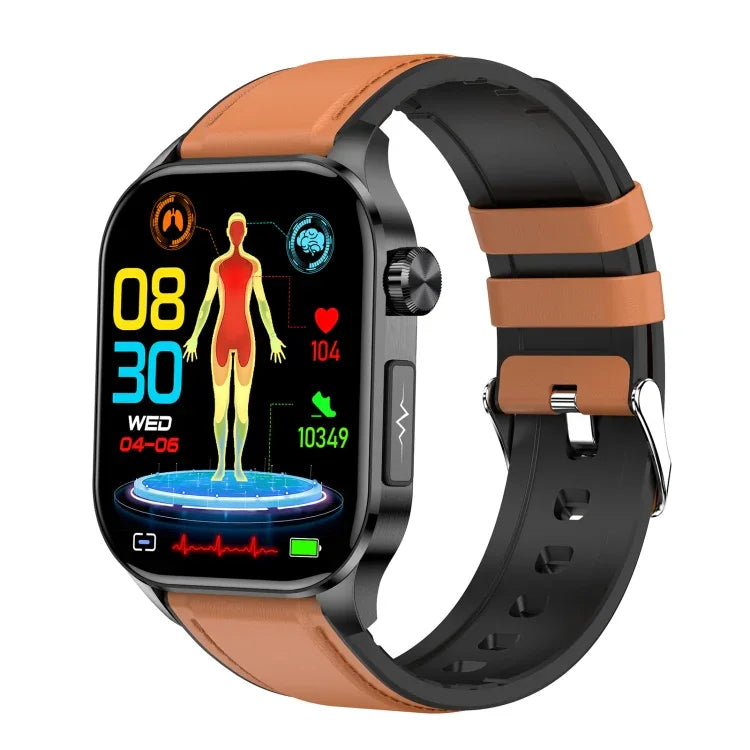 ET580 Relógio Inteligente Desportivo com Ecrã AMOLED 2.04 polegadas, Suporta Chamada Bluetooth / Função ECG