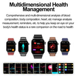 ET580 Relógio Inteligente Desportivo com Ecrã AMOLED 2.04 polegadas, Suporta Chamada Bluetooth / Função ECG