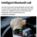 ET580 Relógio Inteligente Desportivo com Ecrã AMOLED 2.04 polegadas, Suporta Chamada Bluetooth / Função ECG