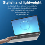 Portátil GXMO F152G 15.6 polegadas, Windows 11 Intel Alder Lake N95 Quad Core, Suporte Desbloqueio por Impressão Digital, 16GB+512GB
