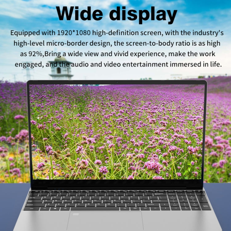 Portátil GXMO F152G 15.6 polegadas, Windows 11 Intel Alder Lake N95 Quad Core, Suporte Desbloqueio por Impressão Digital, 16GB+512GB
