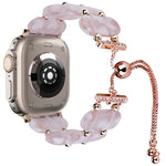 Correia de Relógio com Corrente Retrátil em Resina, Para Apple Watch Ultra 2 49mm, Para Apple Watch Series 9 45mm