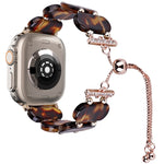 Correia de Relógio com Corrente Retrátil em Resina, Para Apple Watch Ultra 2 49mm, Para Apple Watch Series 9 45mm