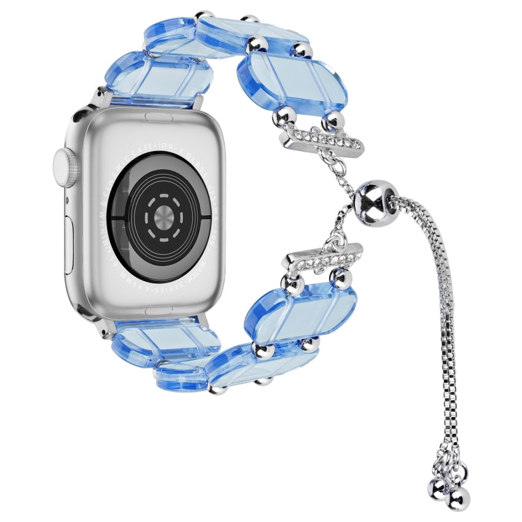 Correia de Relógio com Corrente Retrátil em Resina, Para Apple Watch Series 8 41mm, Para Apple Watch Series 8 45mm