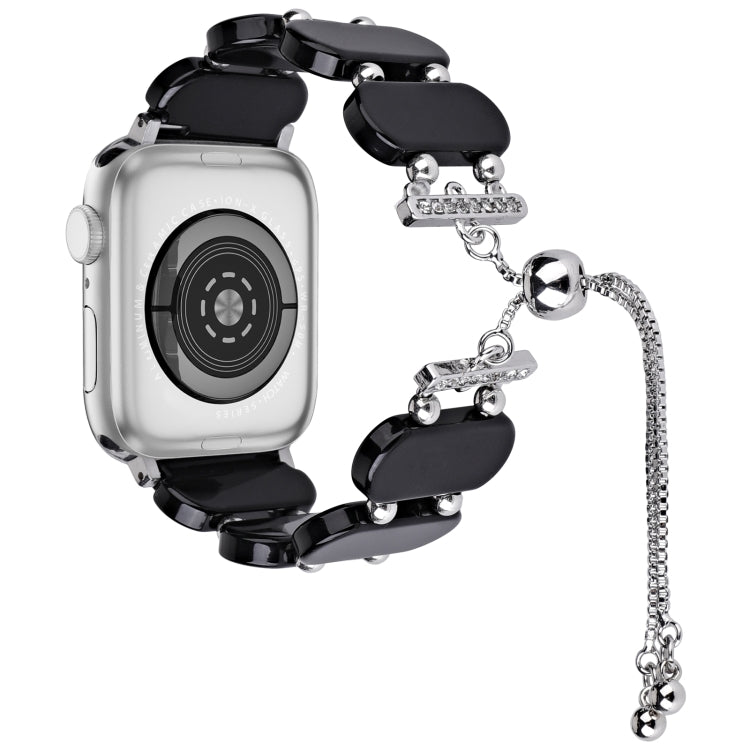 Correia de relógio retrátil em corrente de resina, para Apple Watch Series 4 44mm, para Apple Watch Series 4 40mm