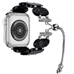 Correia de relógio retrátil em corrente de resina, para Apple Watch Series 3 38mm, para Apple Watch Series 3 42mm
