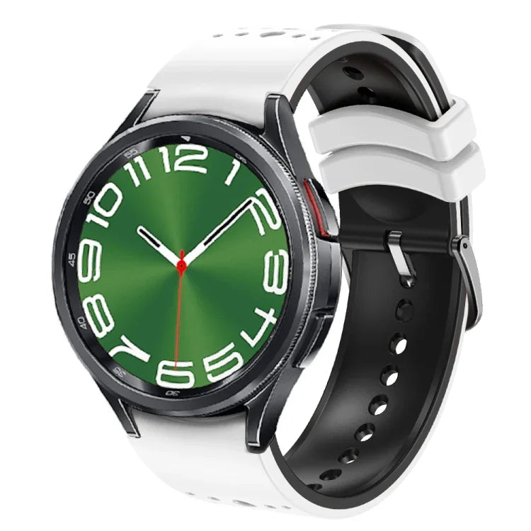 Correia de Relógio em Silicone Bicolor, Para Samsung Galaxy Watch 6