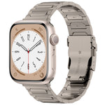 I-Shaped Titanium Metal Watch Band, For Apple Watch SE 2023 44mm, For Apple Watch SE 2023 40mm, For Apple Watch Ultra 2 49mm, For Apple Watch Series 9 45mm, For Apple Watch Series 9 41mm, For Apple Watch Ultra 49mm, For Apple Watch Series 8 41mm       ...