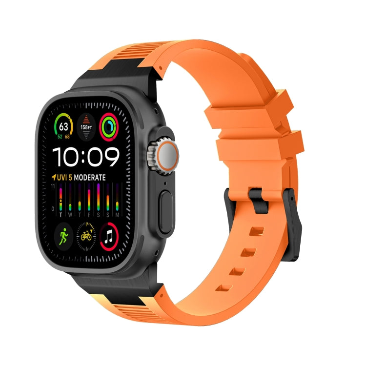 Correia de relógio em silicone líquido Loners, para Apple Watch Ultra 49mm, para Apple Watch Series 8 45mm, para Apple Watch SE 2022 44mm