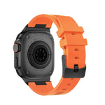 Correia de relógio em silicone líquido Loners, para Apple Watch Ultra 49mm, para Apple Watch Series 8 45mm, para Apple Watch SE 2022 44mm