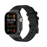 Correia de relógio em silicone líquido Loners, para Apple Watch Ultra 49mm, para Apple Watch Series 8 45mm, para Apple Watch SE 2022 44mm