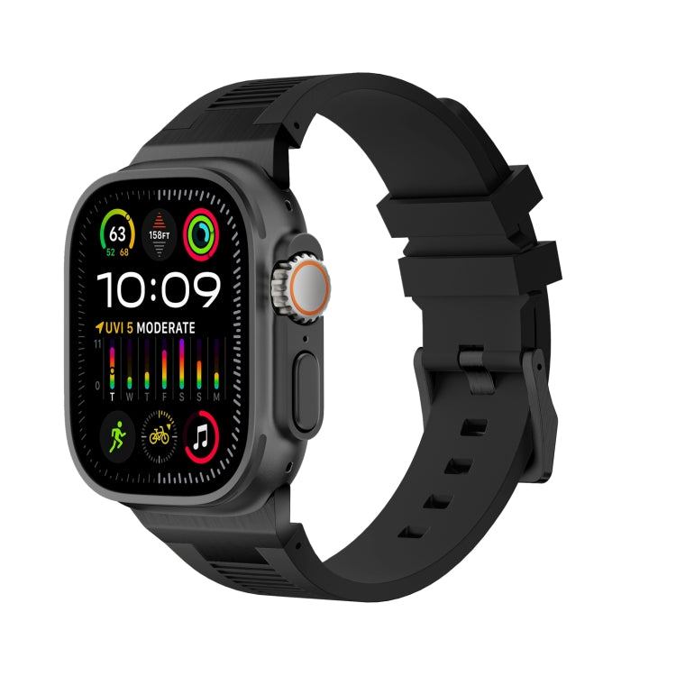 Correia de relógio em silicone líquido Loners, para Apple Watch Ultra 49mm, para Apple Watch Series 8 45mm, para Apple Watch SE 2022 44mm