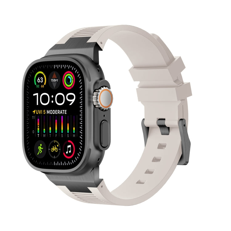 Correia de relógio em silicone líquido Loners, para Apple Watch Ultra 49mm, para Apple Watch Series 8 45mm, para Apple Watch SE 2022 44mm