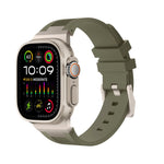 Correia de relógio em silicone líquido Loners, para Apple Watch Ultra 49mm, para Apple Watch Series 8 45mm, para Apple Watch SE 2022 44mm