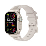 Correia de relógio em silicone líquido Loners, para Apple Watch Ultra 49mm, para Apple Watch Series 8 45mm, para Apple Watch SE 2022 44mm