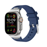 Correia de relógio em silicone líquido Loners, para Apple Watch Ultra 49mm, para Apple Watch Series 8 45mm, para Apple Watch SE 2022 44mm