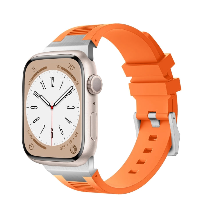 Correia de relógio em silicone líquido Loners, para Apple Watch Series 7 45mm, para Apple Watch SE 44mm, para Apple Watch Series 6 44mm
