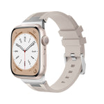Correia de relógio em silicone líquido Loners, para Apple Watch Series 7 45mm, para Apple Watch SE 44mm, para Apple Watch Series 6 44mm
