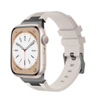 Correia de relógio em silicone líquido Loners, para Apple Watch Series 7 45mm, para Apple Watch SE 44mm, para Apple Watch Series 6 44mm