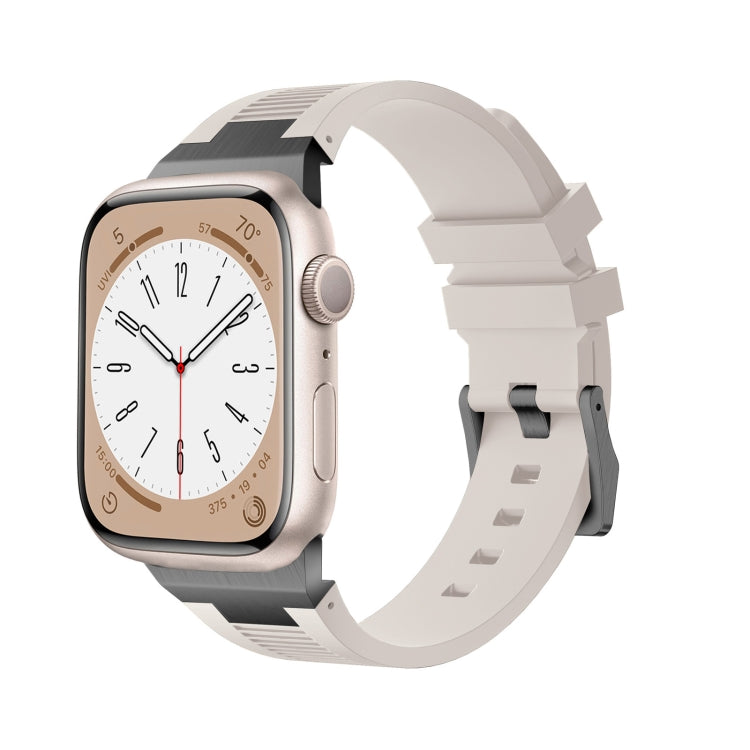 Correia de relógio em silicone líquido Loners, para Apple Watch Series 7 45mm, para Apple Watch SE 44mm, para Apple Watch Series 6 44mm