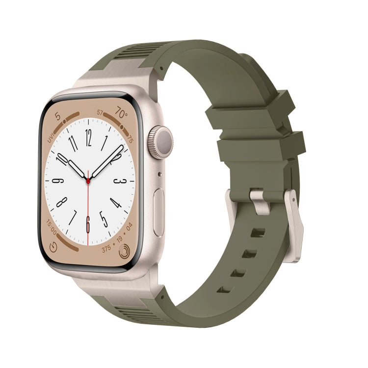 Correia de relógio em silicone líquido Loners, para Apple Watch Series 5 44mm, para Apple Watch Series 4 44mm, para Apple Watch Series 3 42mm