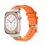 Correia de relógio em silicone líquido Loners, para Apple Watch Series 5 44mm, para Apple Watch Series 4 44mm, para Apple Watch Series 3 42mm